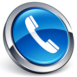 Telephone Icon In Blue - ClipArt Best