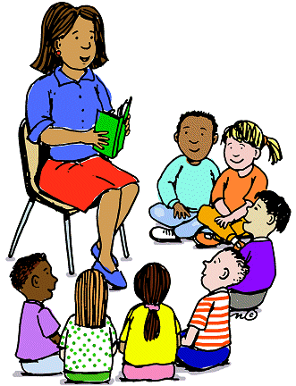 Teacher and child clipart