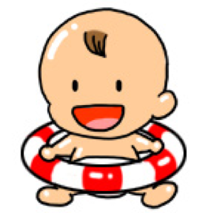 Beach Baby Clip Art - vector clip art online, royalty ...