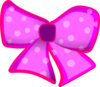 Bow Pink - vector clip art online, royalty free & public domain