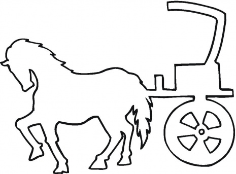 Horse Outline coloring page | Super Coloring