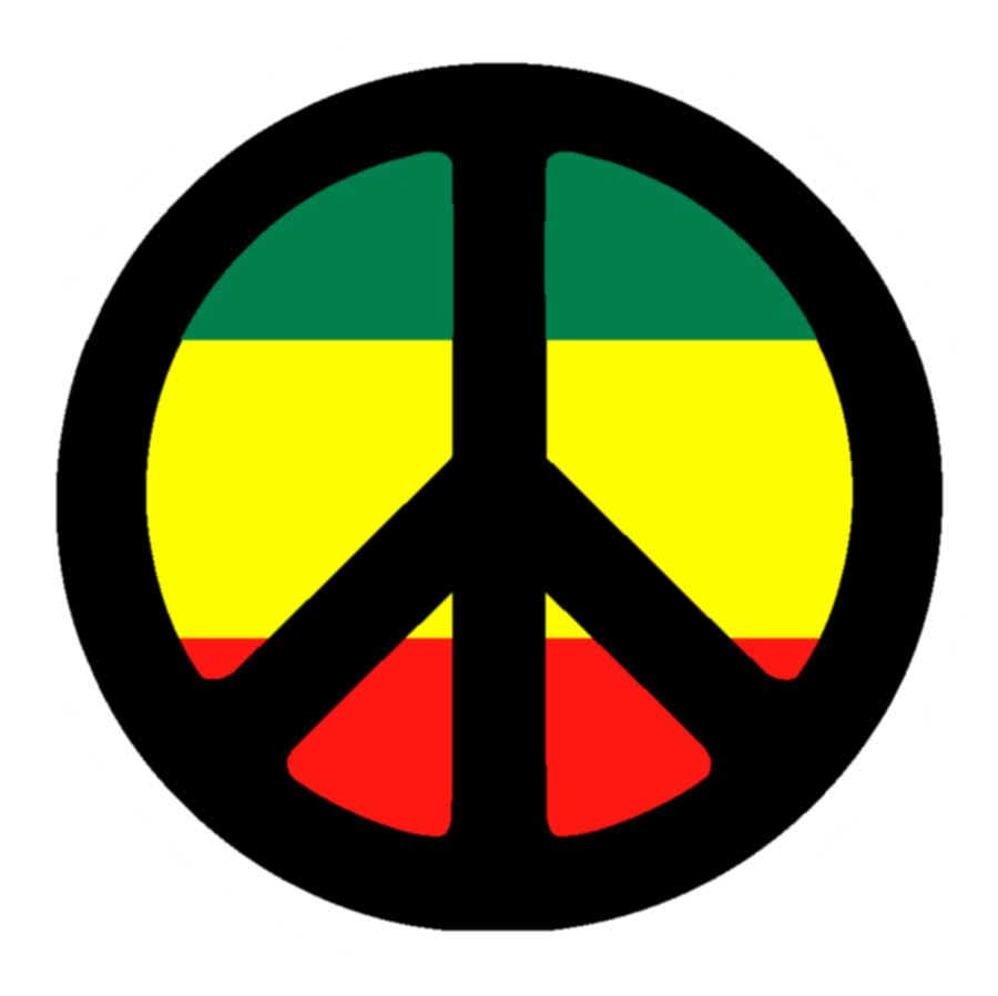 Rasta Peace Sign Tattoo Design - ClipArt Best - ClipArt Best