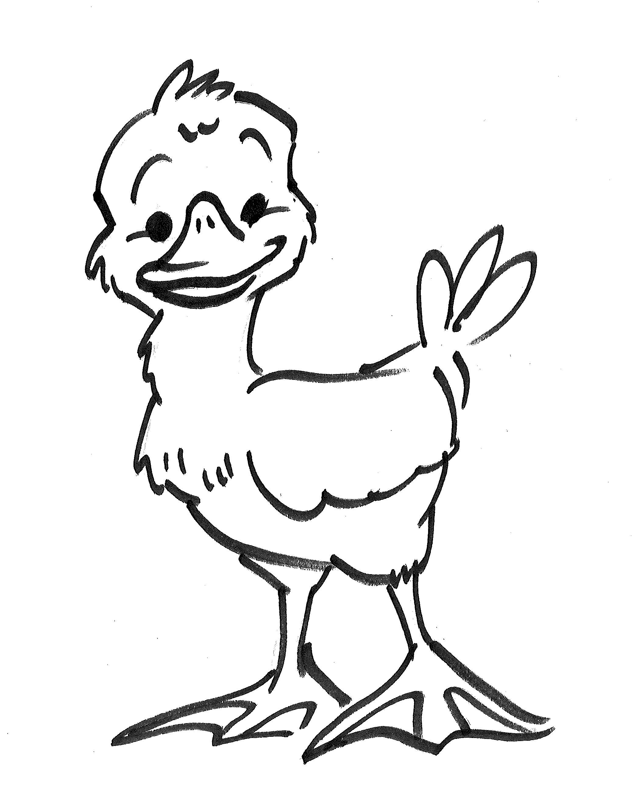 Duck Line Drawing - ClipArt Best