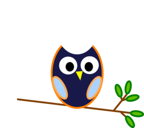 Blue Owl clip art - vector clip art online, royalty free & public ...