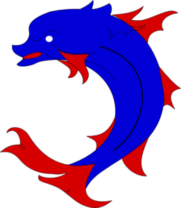 Dauphin Dolphin clip art - vector clip art online, royalty free ...