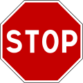 Stop sign