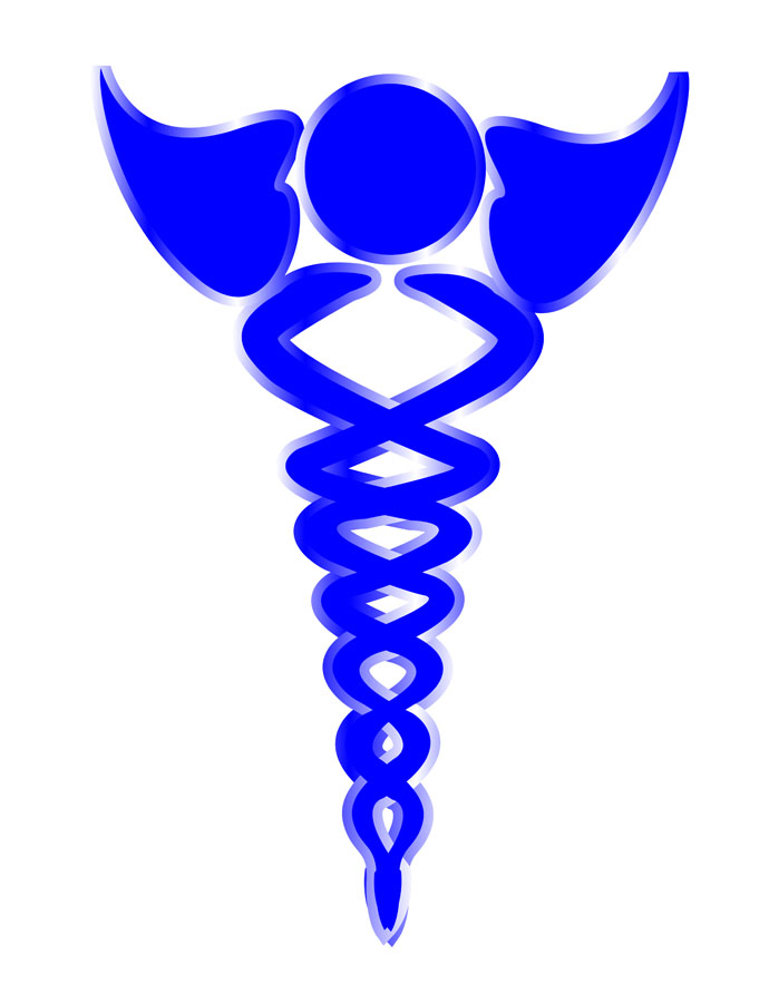 Medical caduceus sign