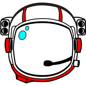 Red Astronaut Helmet clip art - Polyvore