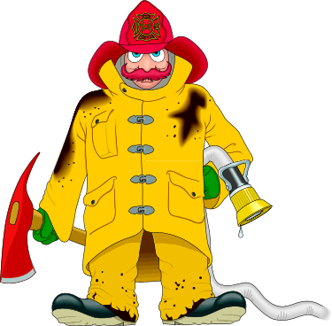 Fireman Cartoon Image