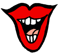 Mouth Clip Art Black And White - Free Clipart Images