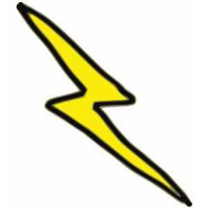 Lightning Bolt clip art - Polyvore