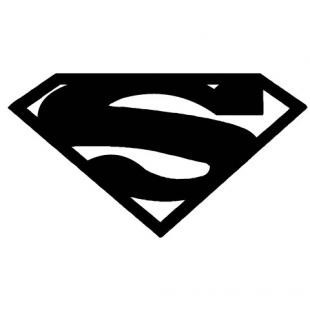 Superman Black And White - Free Clipart Images