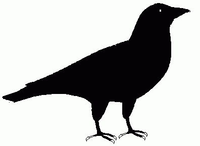 Crow Clip Art Black And White - Free Clipart Images