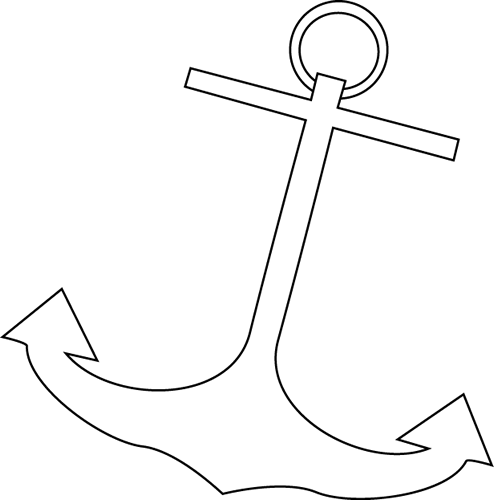 Anchor Clipart Black And White - Free Clipart Images