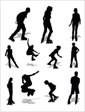 Sports silhouettes vector free vector download (7,512 Free vector ...
