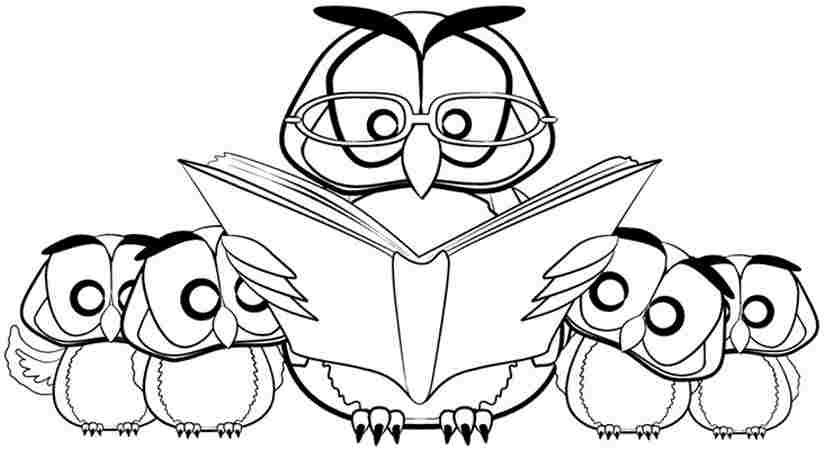 Owl Coloring Pages For Kids - AZ Coloring Pages