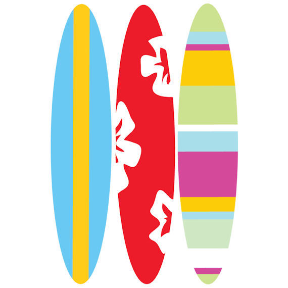 surf board clipart | Hostted