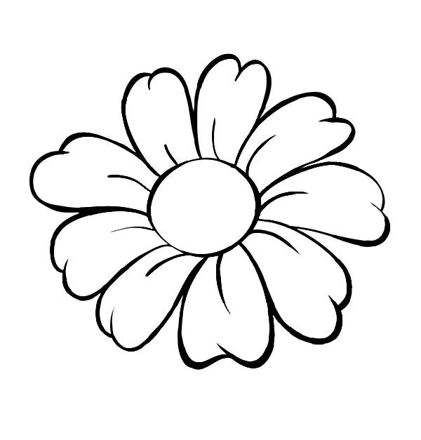 Daisy Outlines - ClipArt Best