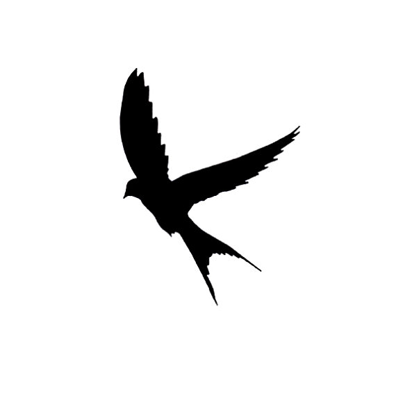 Sparrow Silhouette Tattoo - ClipArt Best