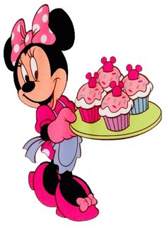 Disney minnie cook clipart