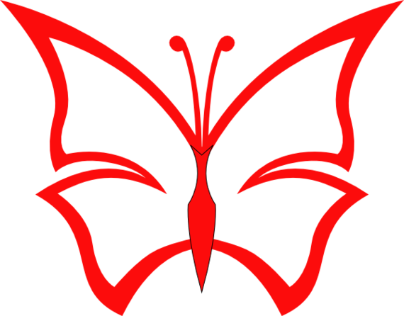 Red Butterfly Pictures Clipart - Free to use Clip Art Resource