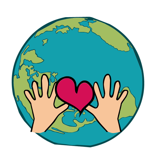 clip art king martin luther day globe hands heart