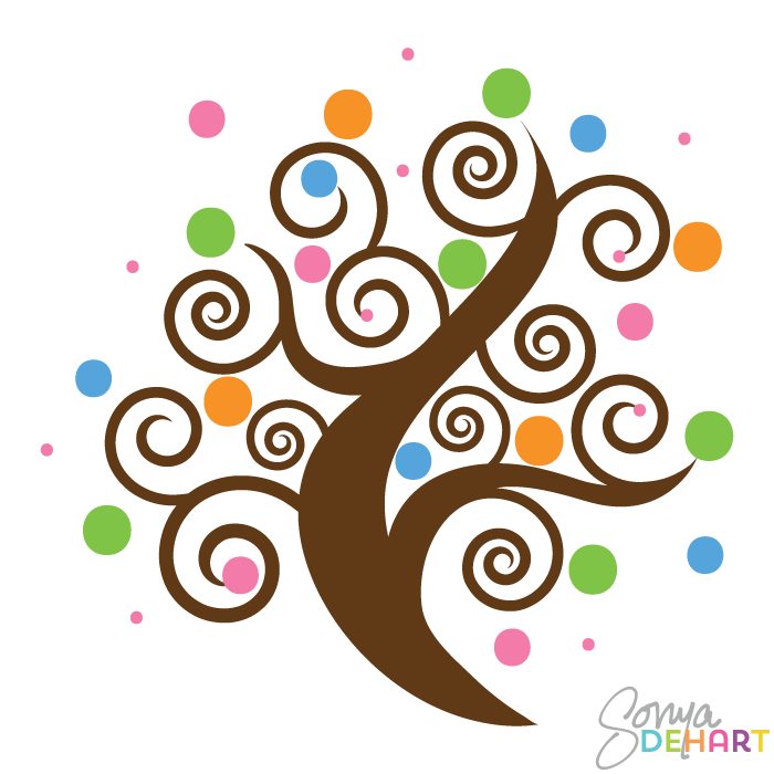 Colorful Swirls Clipart - Free Clipart Images