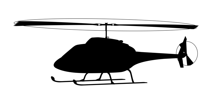 Helicopter Clipart Black And White - Free Clipart ...