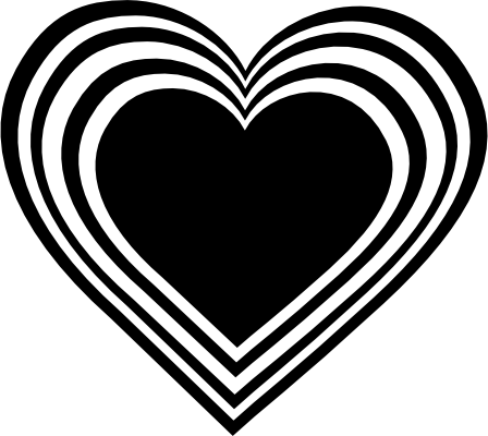 Black And White Heart Clipart | Free Download Clip Art | Free Clip ...