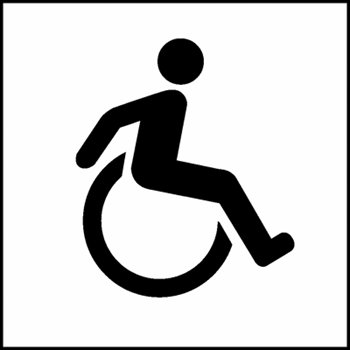 Wheelchair accessible clipart