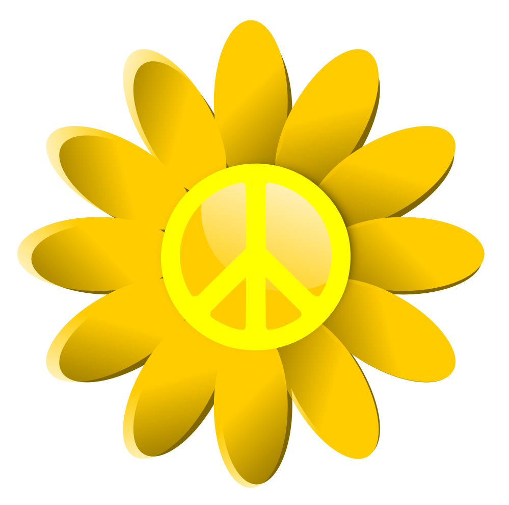 Peace Symbol Peace Sign Flower 6 Tattoo Tatoo Scallywag Clipart Best Clipart Best 