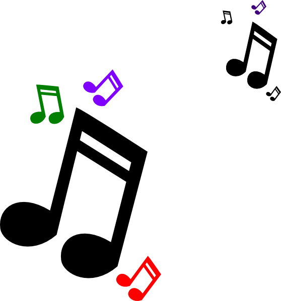 Colorfull Note Musical Clipart - Cliparts and Others Art Inspiration