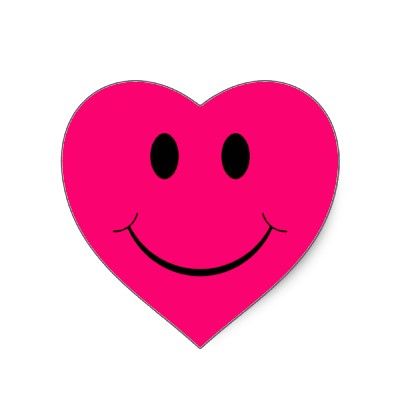 D, Pink and Heart smiley