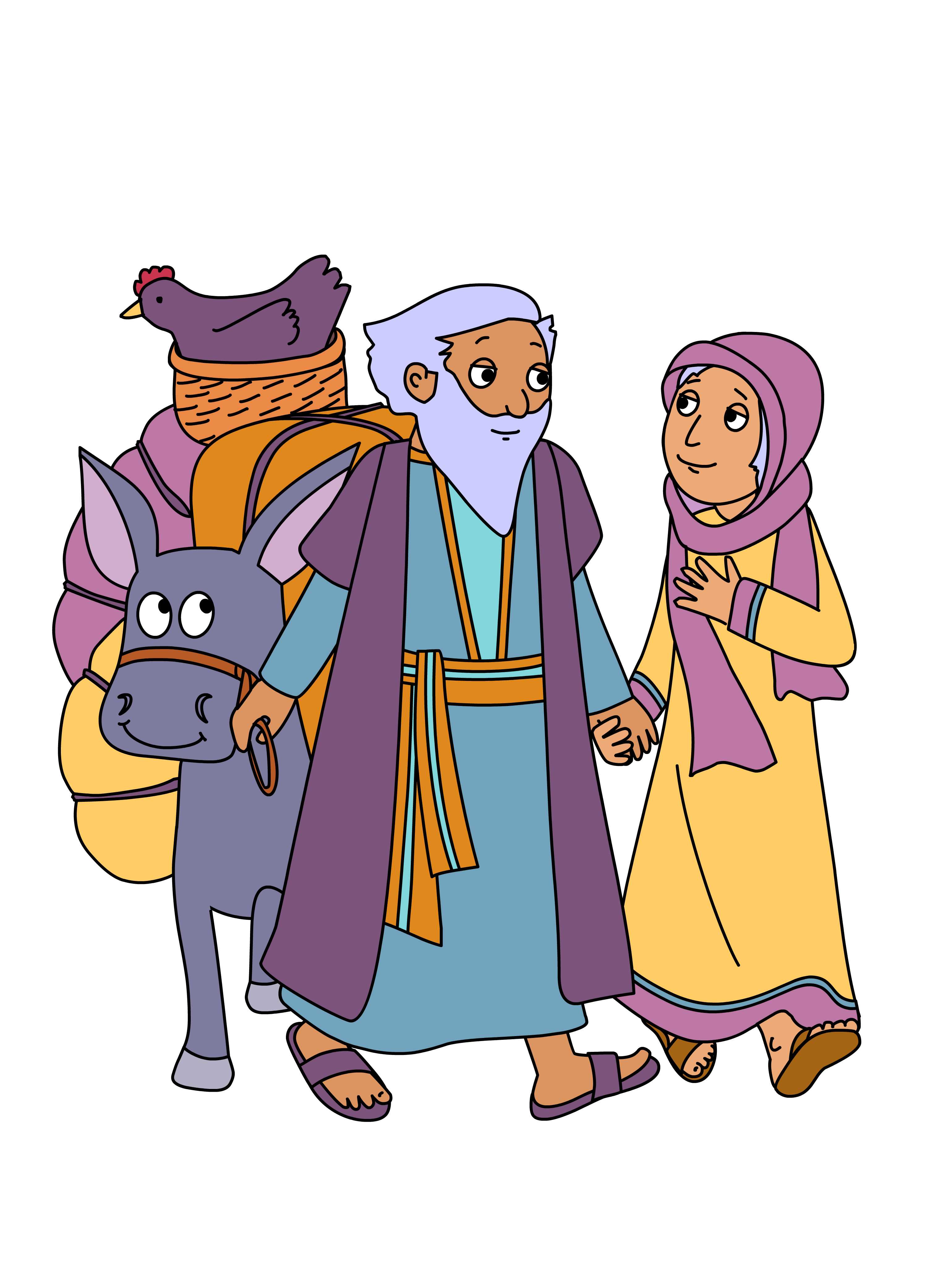 Bible Times Houses Clipart