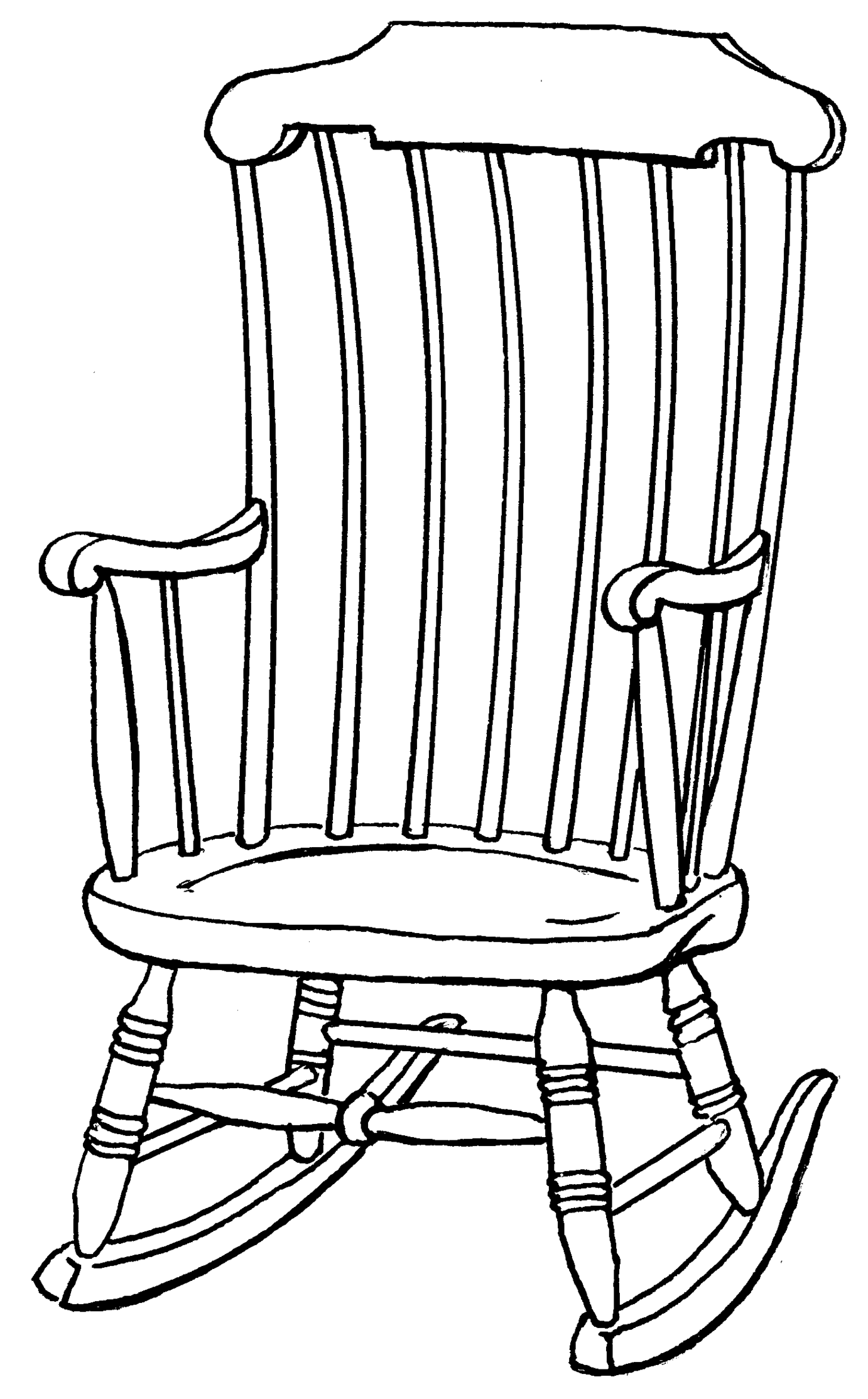 Drawings Of Chairs Colouring Pages Clipart - Free to use Clip Art ...