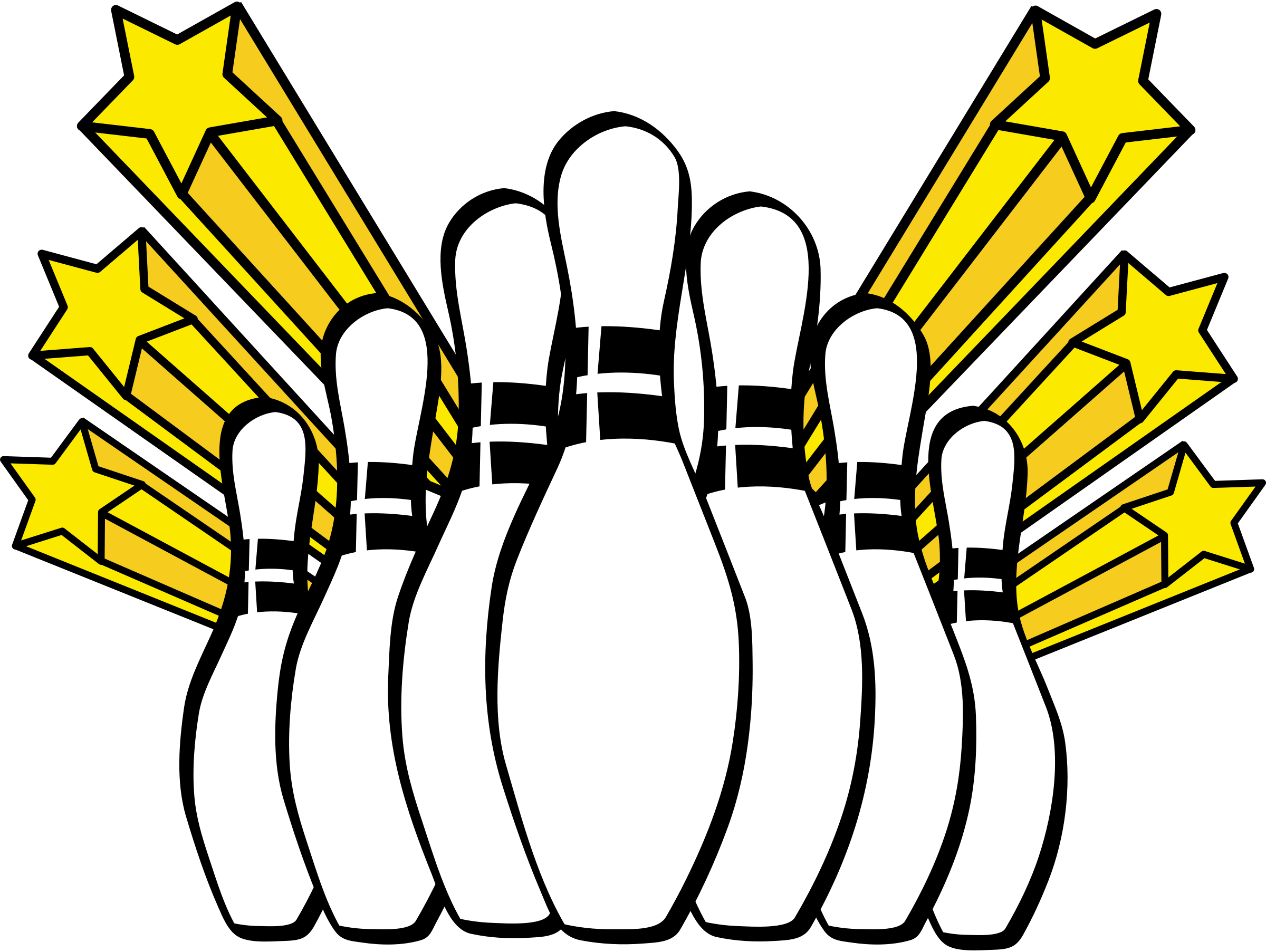 Bowling alley clipart free