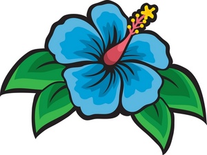 Tropical Flower Clipart - Tumundografico