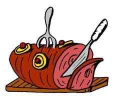 Thanksgiving Ham Clipart