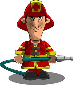 Fire fighters clip art