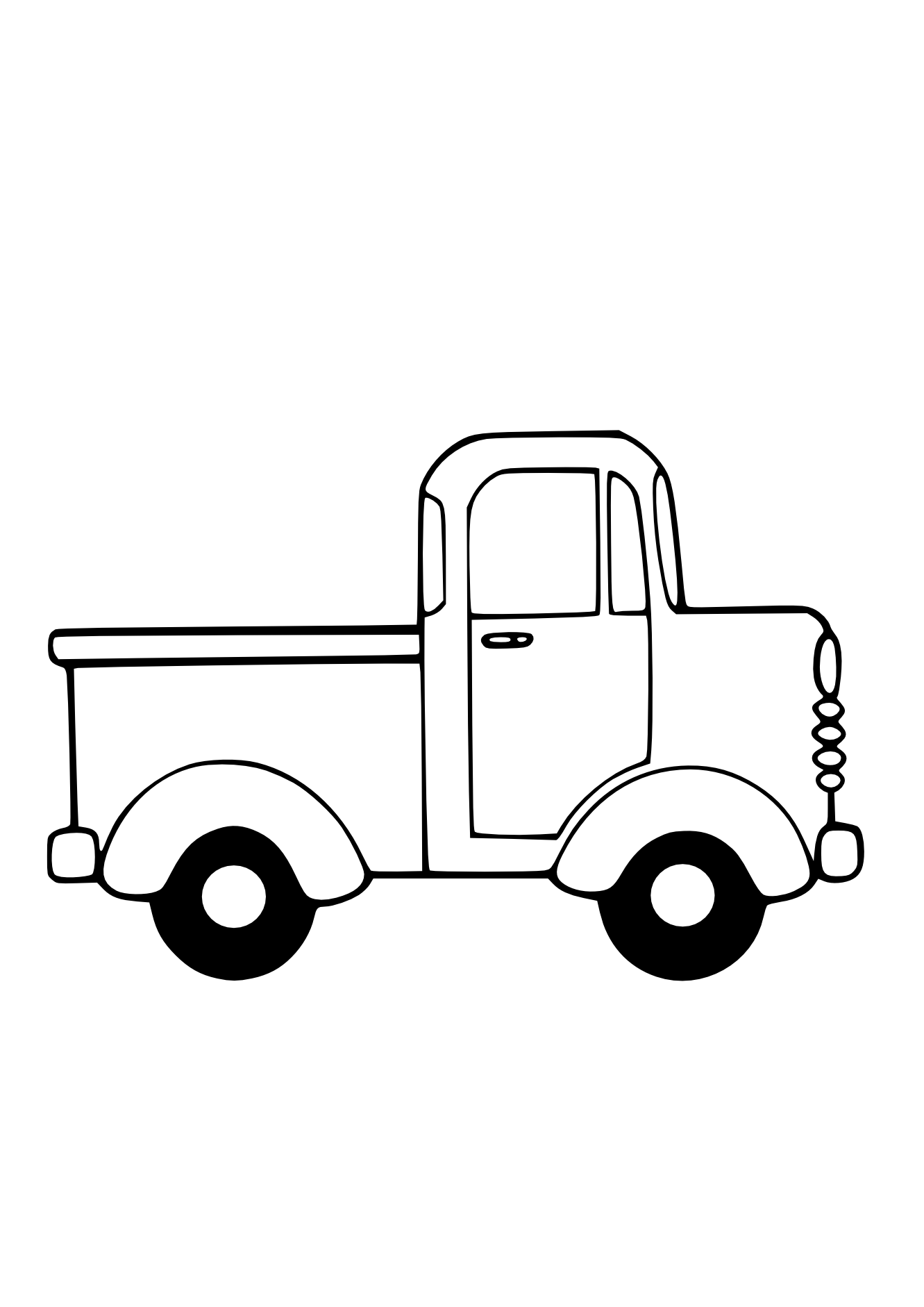 Semi Truck Clipart Black And White - Free Clipart ...