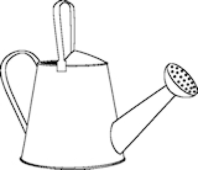 Printable Watering Can Coloring Page | Coloring Pages