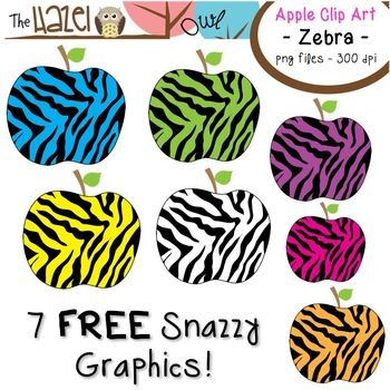 Zebra print puzzle clipart