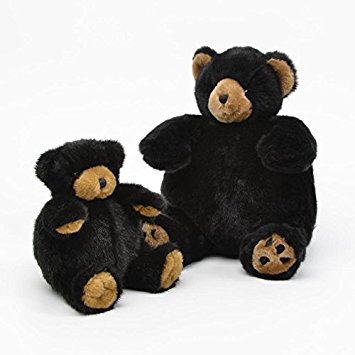 Amazon.com: Stuffed Baby Black Bear Plush Plumpee - 8 Inch: Toys ...