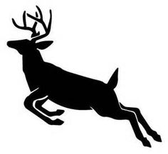 Hunters, Deer and Deer silhouette