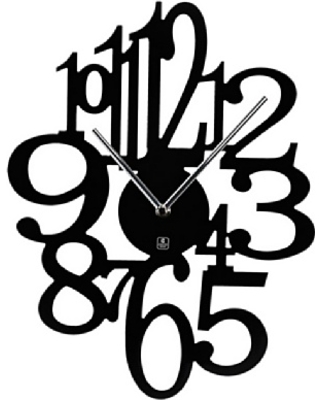New Year's Sale: Wooden Wall Clock with Laser Cut Numbers and ...