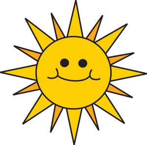 Smiley Sun Clipart