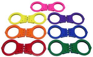 CTS Thompson Model 1054 Color Coated Hinged Handcuffs