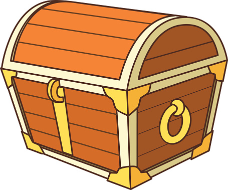 Cartoon Of Antique Pirate Chest Clip Art, Vector Images ...