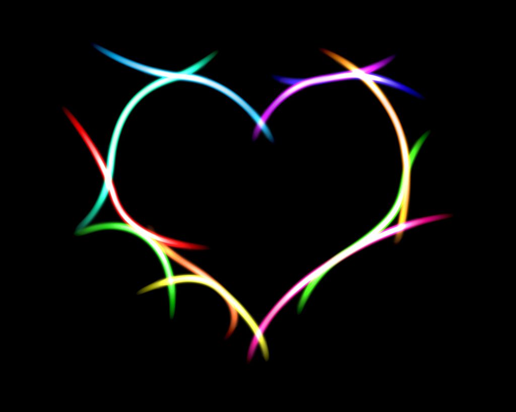 Hearts With Black Backgrounds