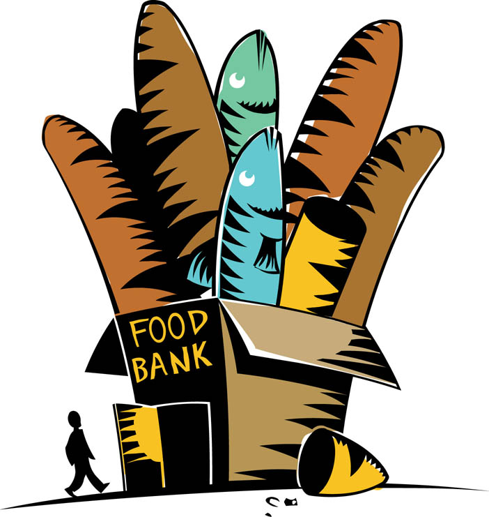 Church food pantry clipart